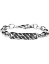 Pulsera Hombre Police Pj26355bss.01-l Acero Inoxidable 21 Cm