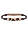 Pulsera Hombre Police Pj26466blc.03a Cuero 19 Cm