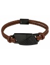 Pulsera Hombre Police Pj26559blb.02 Acero Inoxidable 19 Cm