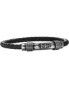 Pulsera Hombre Police S14alb02b Cuero 19 Cm