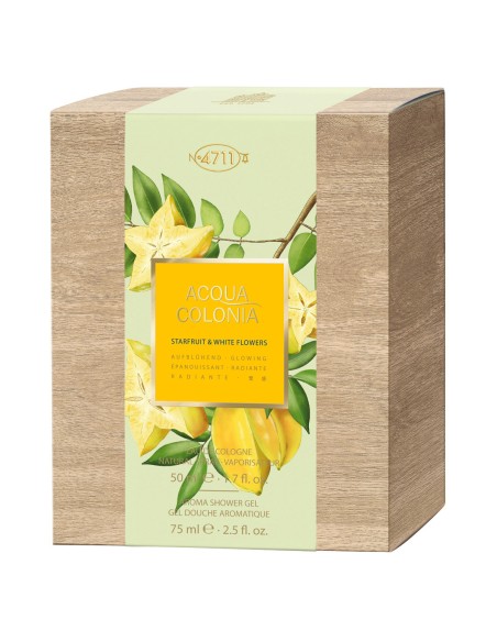 4711 Acqua Colonia Starfruit & White Flowers Eau de Cologne 50ml + Duschgel 75ml Set 1 Pcs