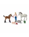 Schleich - Vet Visiting Mare And Foal 42486