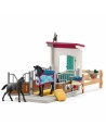 Schleich - Horse Club - Horse Box With Mare And Foal 42611