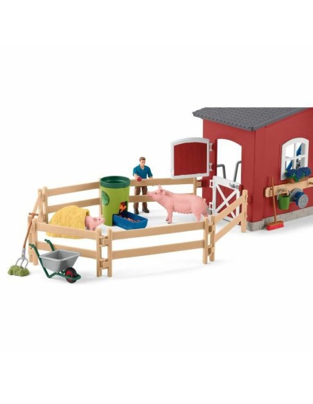 schleich_-_red_barn_with_animals_and_accessories_42606_4059433652306_barato