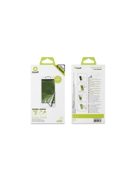 Muvit MUSCP0355 - Set de 2 protectores de pantalla para bq Aquaris 4.5: Kiwiku.com: Electrónica