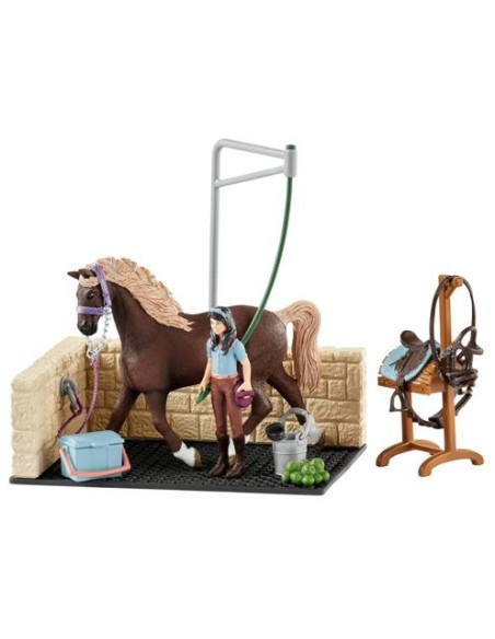 Schleich - Washing Area With Horse Club Emily & Luna 42438