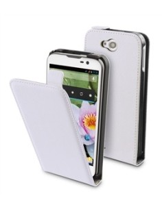Kiwiku.com: Muvit MUSLI0361 - Funda slim + protector de pantalla para bq Aquaris 5, blanco - Electrónica