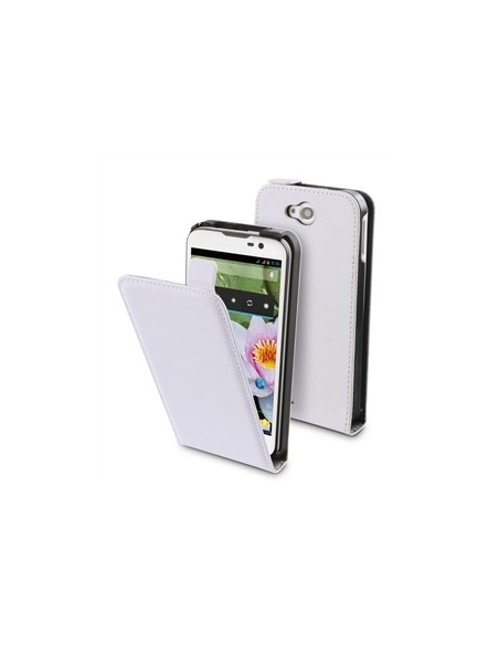 Kiwiku.com: Muvit MUSLI0361 - Funda slim + protector de pantalla para bq Aquaris 5, blanco - Electrónica