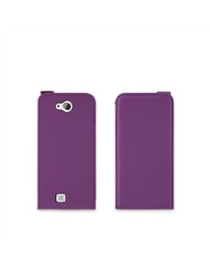 Kiwiku.com: Muvit MUSLI0363 - Funda slim + protector de pantalla para bq Aquaris 5, lila - Electrónica