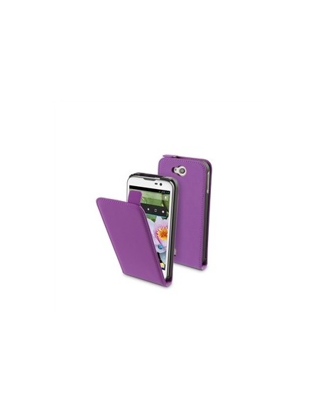 Kiwiku.com: Muvit MUSLI0363 - Funda slim + protector de pantalla para bq Aquaris 5, lila - Electrónica