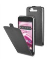 Funda slim negra + protector pantalla bq aquaris 5.7" muvit