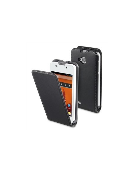 Kiwiku.com: Muvit MUSLI0432 - Funda slim negro + protector de pantalla para BQ Aquaris 4 - Electrónica