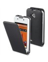 Funda slim negra + protector pantalla bq aquaris 4"