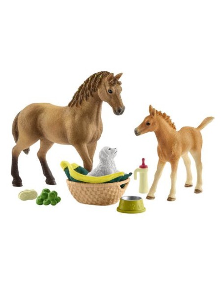 schleich_horse_club_42432_set_de_cuidado_de_crías_sarah_4055744021824_oferta