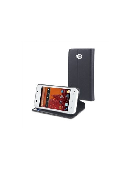 Muvit MUSNS0008 - Funda slim folio y función soporte Bq Aquaris 4, negro: Kiwiku.com: Electrónica
