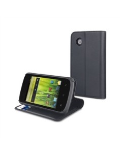 Muvit MUSNS0022 - Funda slim folio y función soporte Bq Aquaris 3,5, negro: Kiwiku.com: Electrónica