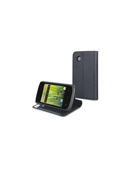 Muvit MUSNS0022 - Funda slim folio y función soporte Bq Aquaris 3,5, negro: Kiwiku.com: Electrónica
