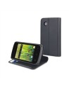 Funda slim folio función soporte negra bq aquaris 3,5" muvit