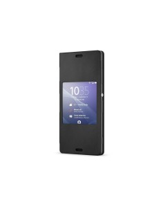 Kiwiku.com: Sony SCR24 - Funda para móvil Sony Xperia Z3 (con función ventana), negro - Electrónica