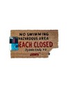 Sd Toys Beach Closed Felpudo 60x40 Tiburon Felpudos