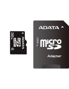 A-Data AUSDH32GCL4-RA1 - Tarjeta microSD de 32 GB (con adaptador), negro: Adata: Kiwiku.com: Informática