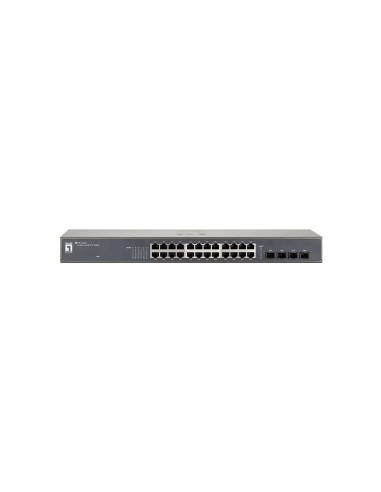 LevelOne GEU-2429 switch - Switch de red (No administrado, IEEE 802.3, IEEE 802.3ab, IEEE 802.3az, IEEE 802.3u, IEEE 802.3x, 16