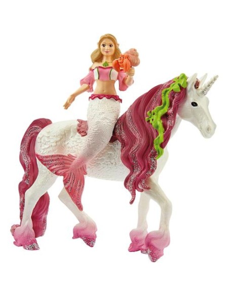 schleich_bayala_meerjungfrau-feya_auf_einhorn_4059433162881_oferta
