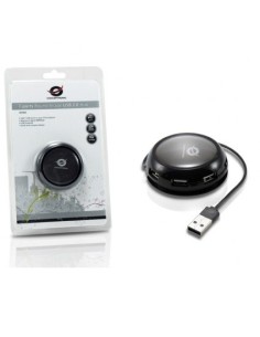 Conceptronic CS7USB2 - Concentrador (USB 2.0, 480 Mbit/s, Negro, 6,8 cm, 6,8 cm, 2,1 cm): CONCEPTRONIC: Kiwiku.com: Electrónica
