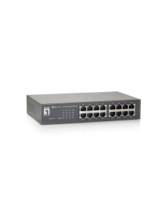 LevelOne GEU-1621 switch - Switch de red (IEEE 802.3, IEEE 802.3ab, IEEE 802.3az, IEEE 802.3u, IEEE 802.3x, 8000 entradas, 10/1