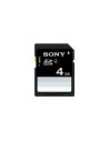 Sony sf4n4 - tarjeta de memoria securedigital de 4 gb (sdhc, clase 4, 15 mb/s), negro