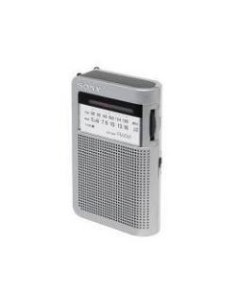 Sony ICFS22 - Radio portátil FM/AM, color plateado - Electrónica - Kiwiku.com