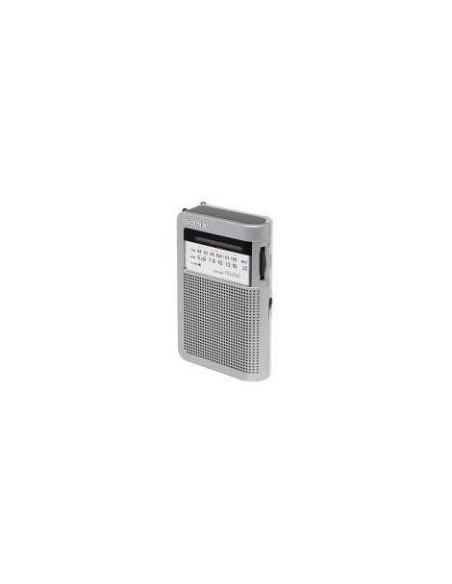 Sony ICFS22 - Radio portátil FM/AM, color plateado - Electrónica - Kiwiku.com