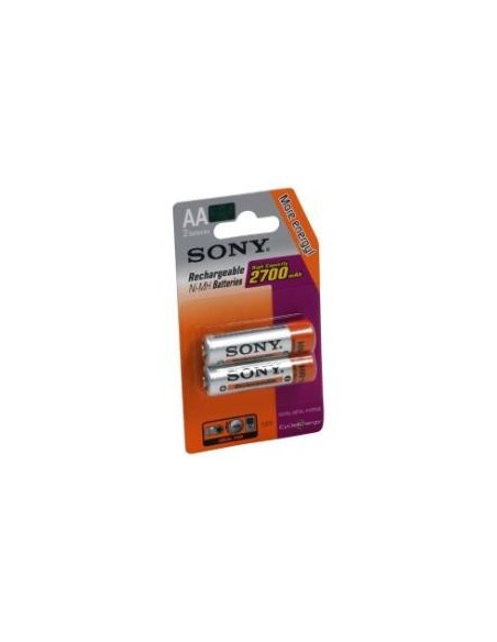 Sony NHAAB2F - Blister 2 pilas recargables de Ni-Mh, AA, 1.2V, 2.700 mAH: Kiwiku.com: Electrónica