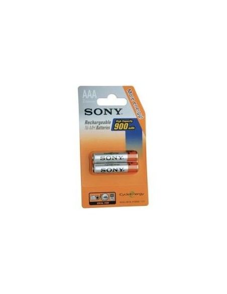 Sony NHAAAB2EC - Blister 2 pilas recargables de Ni-Mh, AAA, 1.2V, 900 mAH: Kiwiku.com: Electrónica