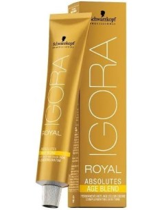 Tinte Permanente  Schwarzkopf Professional Igora Royal Absolutes 9-50 Extra Light Blonde Gold Natural Hair Color 60ml