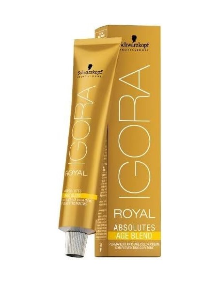 Tinte Permanente  Schwarzkopf Professional Igora Royal Absolutes 9-50 Extra Light Blonde Gold Natural Hair Color 60ml
