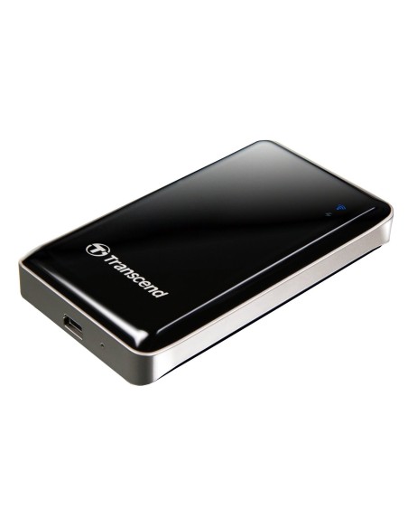 Transcend StoreJet - Disco Duro Sólido externo de 64 GB con WiFi para iPad y Tabletas Android (NAS Inalámbrico, 90 gramos, 6 hr