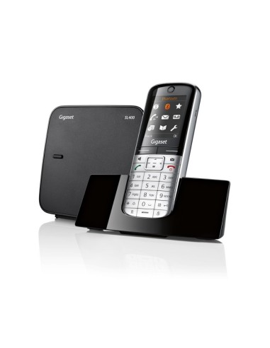 Gigaset AS405 Teléfono DECT Identificador de llamadas Negro