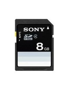 Sony SF8N4 - Tarjeta de memoria SecureDigital de 8 GB (SDHC, 15 MB/s, clase 4), negro: Sony: Kiwiku.com: Informática