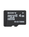 Sony sr4a4 - tarjeta microsd de 4 gb ( clase 4), negro