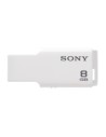 Sony micro vault style - memoria usb 2.0, 8 gb, led light, color blanco