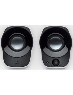 Logitech Z120 - Altavoces compactos USB de 1.2 vatios, blanco/ negro: LOGITECH: Kiwiku.com: Informática