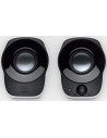 Logitech z120 - altavoces compactos usb de 1.2 vatios, blanco/ negro