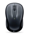 Logitech m325 - ratón inalámbrico compacto, color gris oscuro