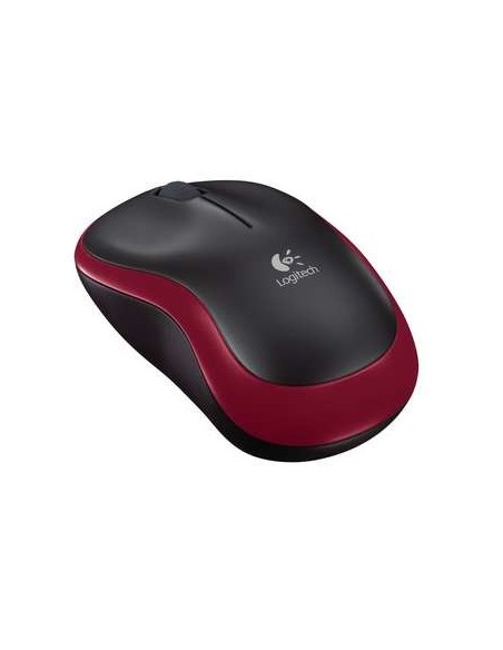 Logitech M185 - Ratón inalámbrico, 2.4 GHz, rojo: LOGITECH: Kiwiku.com: Informática