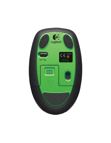 Logitech M345 - Ratón inalámbrico, color negro/ verde: LOGITECH: Kiwiku.com: Informática
