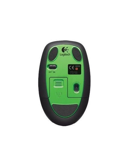 Logitech M345 - Ratón inalámbrico, color negro/ verde: LOGITECH: Kiwiku.com: Informática