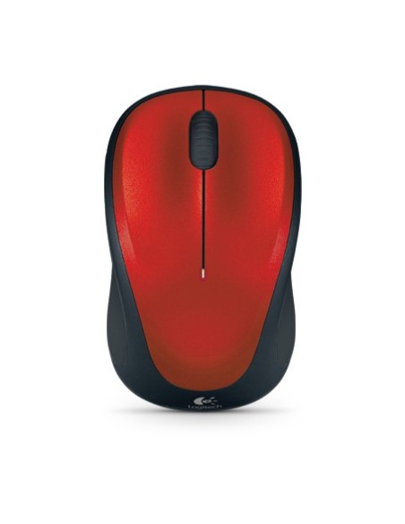 Logitech M235 - Ratón inalámbrico compacto, color rojo/ negro: LOGITECH: Kiwiku.com: Informática