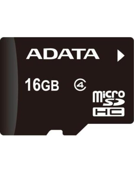 ADATA 16GB microSDHC - Tarjeta de memoria (16 GB, Micro Secure Digital High-Capacity (MicroSDHC), 14 MB/s, Negro, FCC, CE, BSMI