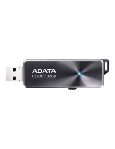 ADATA UE700 32GB - Memoria USB (32 GB, USB 3.0, 190 MB/s, Tapa, Negro, 6,5 cm): Kiwiku.com: Informática
